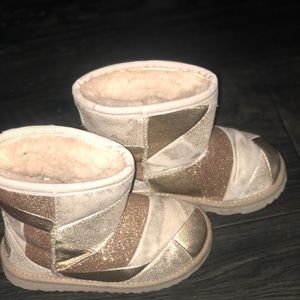 Gold ugg size 10